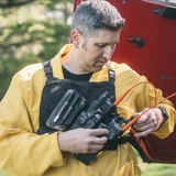 True North Dual Universal Radio Harness, In Use