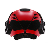 Team Wendy EXFIL Maritime Rescuer Helmet, Red, Back of Helmet