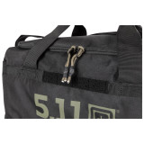 5.11 Tactical PT-R Daily Grind Duffel 32L Black, Top Zipper Detail