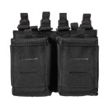 5.11 Tactical Flex Double AR Mag Pouch 2.0 Black, Front