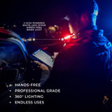 Guardian Angel Elite Series Infrared Hybrid Wearable Safety Light, Hands-Free Lighting