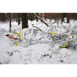 Rothco Polarshield Sleeping Bag Style Survival Blanket, in Use