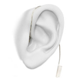 N-Ear 360 Flexo Dynamic Braided Fiber Radio Earpiece - 22 in., Ear Piece in Ear