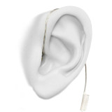 N-Ear 360 Flexo Single Ear Radio Earpiece - Protectr Ear Molds, Earpiece in Ear