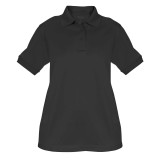 Elbeco Ufx Women's Short Sleeve Tactical Polo, Black