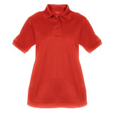 Elbeco Ufx Women's Short Sleeve Tactical Polo, Red