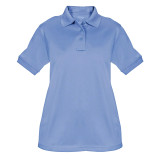 Elbeco Ufx Women's Short Sleeve Tactical Polo, Light Blue