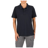 5.11 Tactical Polyester Women's Helios Short Sleeve Polo Shirt, Dark Navy