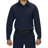 Blauer FlexRS Long Sleeve Basic Shirt, Dark Navy