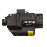 Nightstick Black Subcompact Handgun Light w/Green Laser, Facing Right