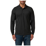 5.11 Tactical Helios Long Sleeve Polo Shirt, Black