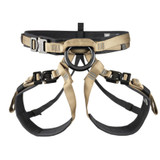 CMC Outback Sit Harness - PFAS, Brown and Black, Sit Harness Only