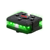 Guardian Angel Micro Series Wearable Safety Light, Green/Green, Facing Back Right Angle