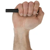 Nightstick Mini-Tac 2AAA Flashlight, Black, Shown Held in Hand