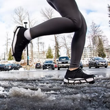 DueNorth Everyday G3 Traction Aids, Shown Worn While Running