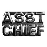 Hero's Pride Asst Chief Die Struck Letters Pins, 1/4 in., Nickel Plate