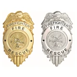 Hero's Pride Firefighter Fire Rescue Badge