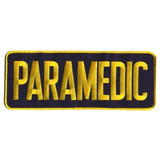 Hero's Pride Paramedic Back Patch, Medium Gold / Navy