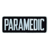 Hero's Pride Paramedic Back Patch, White / Midnight Navy