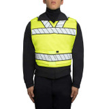Blauer Hi-Vis Yellow Polyester Breakaway Safety Vest with Scotchlite Stripes