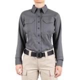 First Tactical Women's V2 Tactical Long Sleeve - PFAS, Wolf Gray