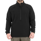 First Tactical 85/15% Nylon/Spandex Men's Tactix Softshell Pullover - PFAS, Black