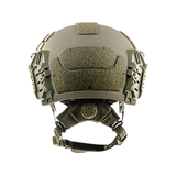 Team Wendy Rifletech Ballistic Helmet, Green, Back