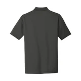 CornerStone Select Lightweight Snag-Proof Short Sleeve Polo, Charcoal, Laid Flat Back