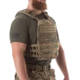 5.11 Tactical Multi-Cam TacTec Plate Carrier, Worn, Facing Front Right Angle