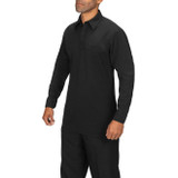 Blauer Long Sleeve Wool ArmorSkin Base Shirt - Men's, Black, Facing Front Left Angle