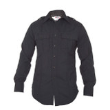 Elbeco Men's Distinction Poly/Wool Long Sleeve Shirt, Midnight Navy