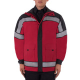 Blauer GORE-TEX Colorblock Emergency Response Jacket Red Navy