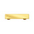 Metal Service Bar Name Tag With Clutch, Gold with Glossy finish