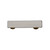 Metal Service Bar Name Tag With Clutch, Silver with Satin finish