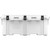 Pelican Elite Cooler 250 qt. White front view