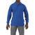 5.11 Tactical Utility Long Sleeve Polo Shirt, academy blue front view