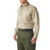 5.11 Tactical Twill PDU Class B Long Sleeve Shirt, silver tan side view