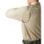 5.11 Tactical Twill PDU Class B Long Sleeve Shirt, silver tan shoulder flexed