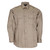 5.11 Tactical Twill PDU Class A Long Sleeve Shirt, silver tan front view