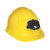 Nightstick Dual-Light™ Headlamp with Hard Hat Clip and Mount, on helmet view