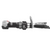 Hurst Black StrongArm LE/Military Tool, Tool Facing Right, Open Alternative Tip, Handle Up