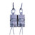High Speed Gear 40 mm. TACO Double Pouch - MOLLE, Wolf Gray