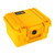 Pelican Protector 1300 Case, yellow front angled view