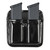 Bianchi 7922 AccuMold Elite Triple Threat II Double Magazine Pouch, black hi-gloss