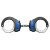 ASP Steel Bow Ultra Plus Cuffs - Chain Identifier Blue