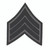 Hero's Pride 3" Black on Grey Sergeant Chevron Seattle PD Patch