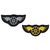 Hero's Pride 2-3/4" x 1-1/4" Wings and Wheel Patch