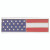 Blackinton American Flag Commendation Bar 1 3/8"x3/8" Rhodium