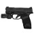 Nightstick Black Subcompact Handgun Light, Short/Narrow Rail models - 1 CR123 3