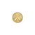 Smith & Warren Gold Electroplate 2-Bugle Collar Insignia w/ Clutch Pin Attachment, Set of 2